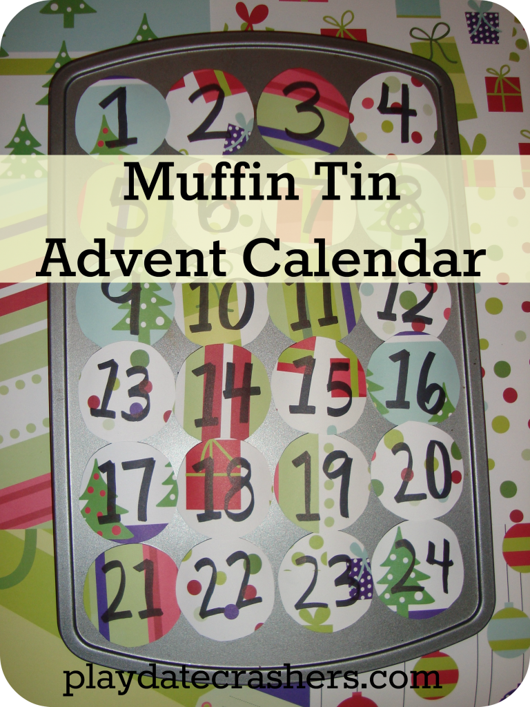 Muffin Tin Advent Calendar Tutorial